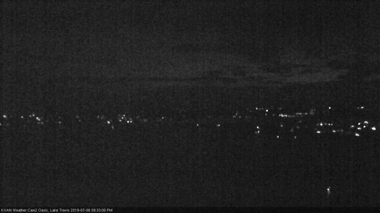 Lake Travis webcam, July 6, 2019 8:35 PM CT