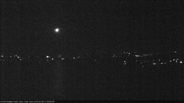 Lake Travis webcam, July 6, 2019 10:30 PM CT