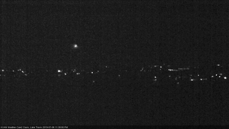 Lake Travis webcam, July 6, 2019 10:40 PM CT