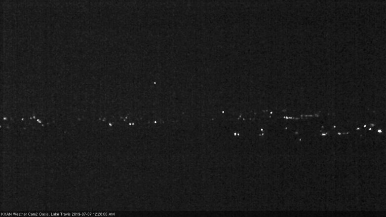 Lake Travis webcam, July 6, 2019 11:30 PM CT