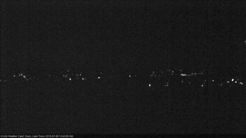 Lake Travis webcam, July 7, 2019 11:45 PM CT