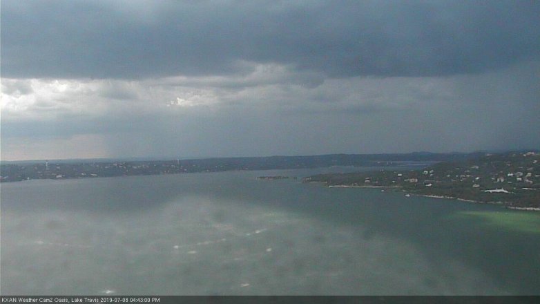 Lake Travis webcam, July 8, 2019 3:45 PM CT