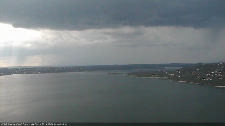 Lake Travis webcam, July 8, 2019 3:50 PM CT