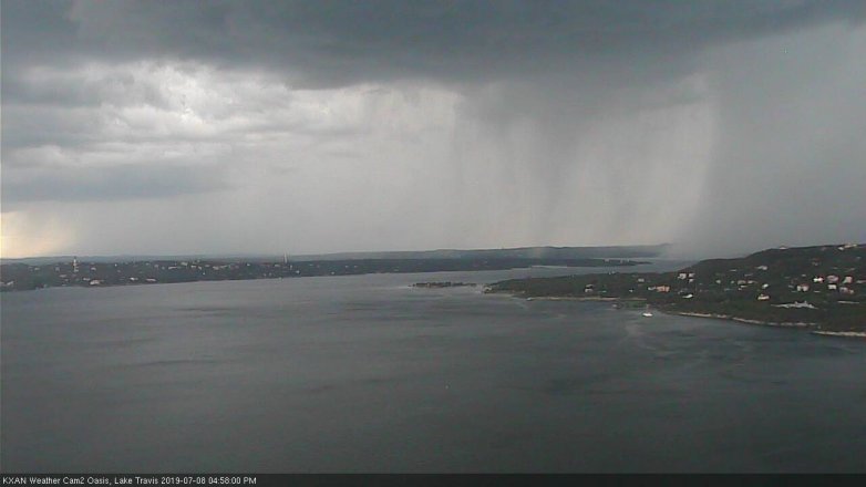 Lake Travis webcam, July 8, 2019 4:00 PM CT