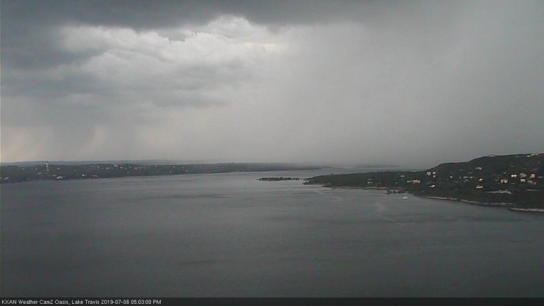 Lake Travis webcam, July 8, 2019 4:05 PM CT