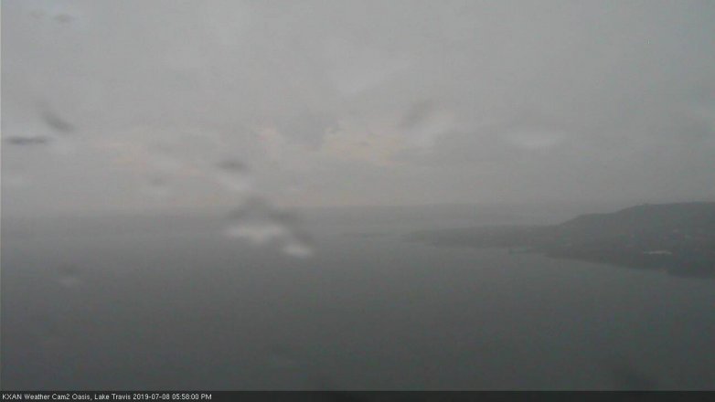 Lake Travis webcam, July 8, 2019 5:00 PM CT