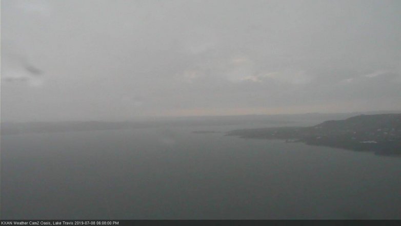 Lake Travis webcam, July 8, 2019 5:10 PM CT