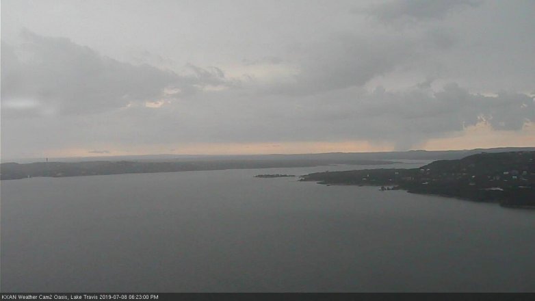 Lake Travis webcam, July 8, 2019 5:25 PM CT