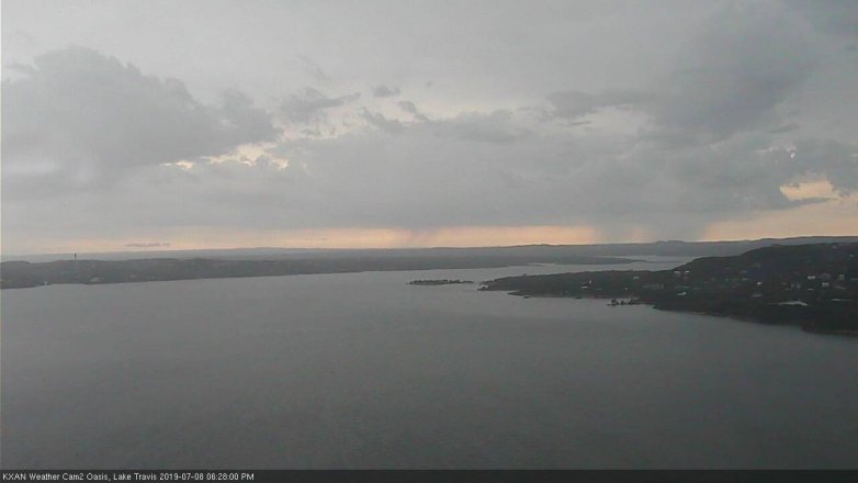 Lake Travis webcam, July 8, 2019 5:30 PM CT