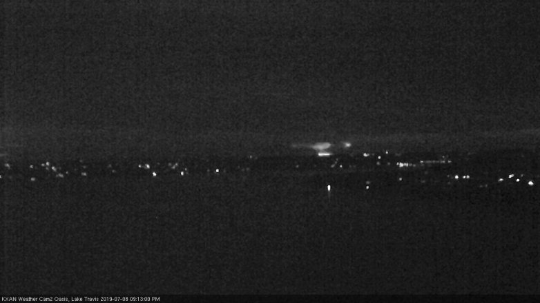 Lake Travis webcam, July 8, 2019 8:15 PM CT