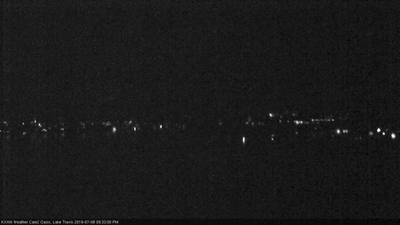 Lake Travis webcam, July 8, 2019 8:35 PM CT