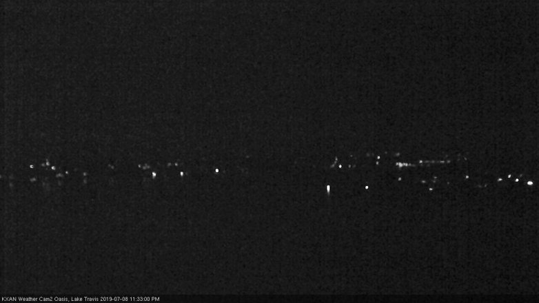 Lake Travis webcam, July 8, 2019 10:35 PM CT
