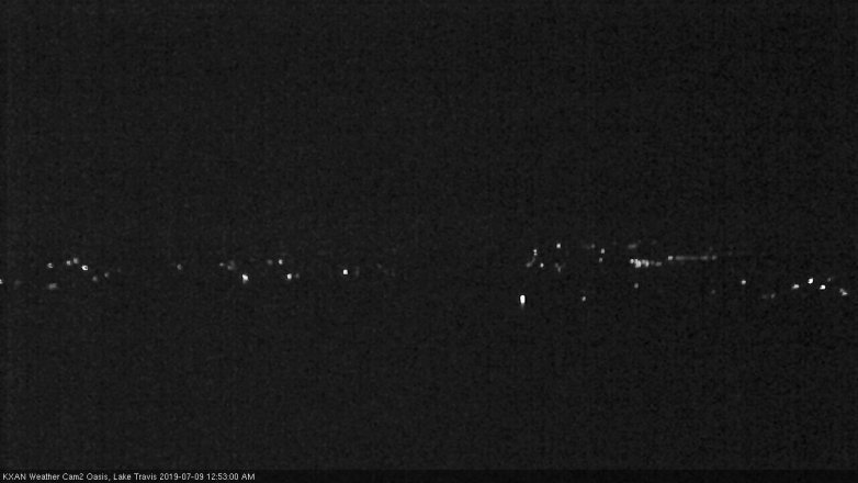 Lake Travis webcam, July 8, 2019 11:55 PM CT
