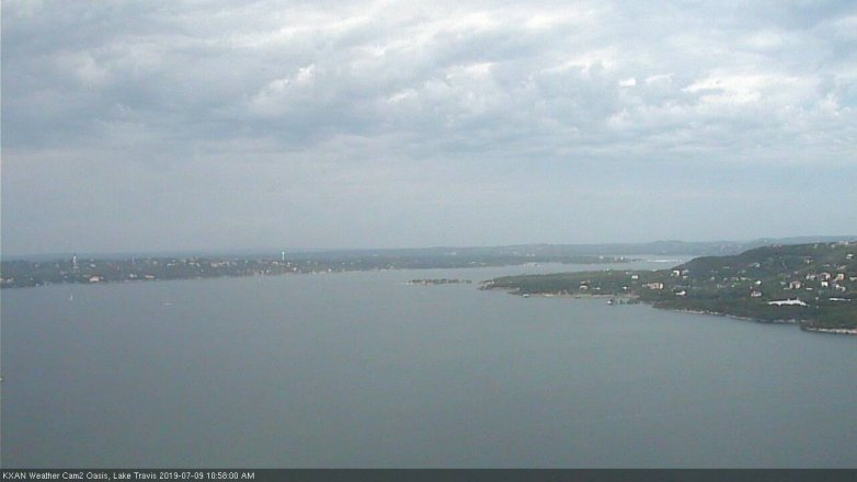 Lake Travis webcam, July 9, 2019 10:00 AM CT