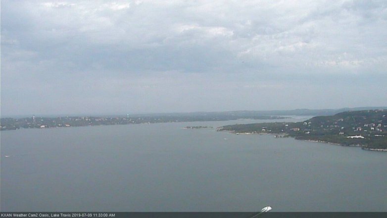 Lake Travis webcam, July 9, 2019 10:35 AM CT