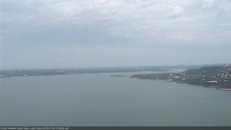 Lake Travis webcam, July 9, 2019 10:50 AM CT