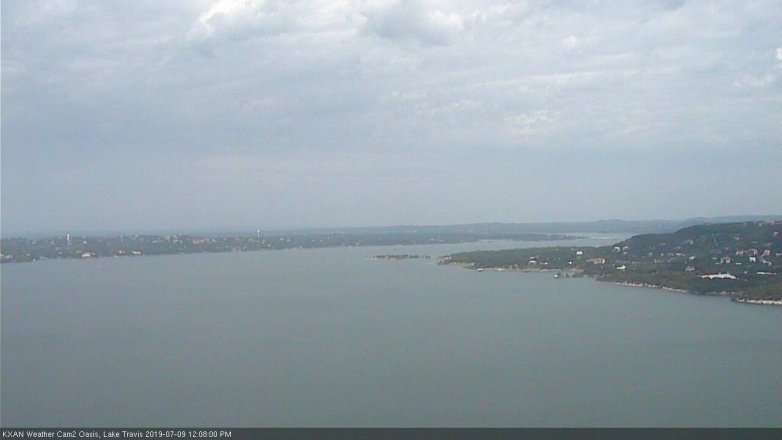 Lake Travis webcam, July 9, 2019 11:10 AM CT