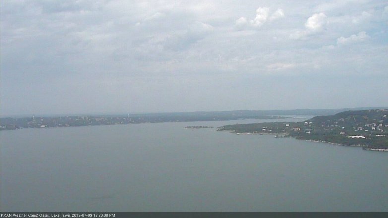 Lake Travis webcam, July 9, 2019 11:25 AM CT
