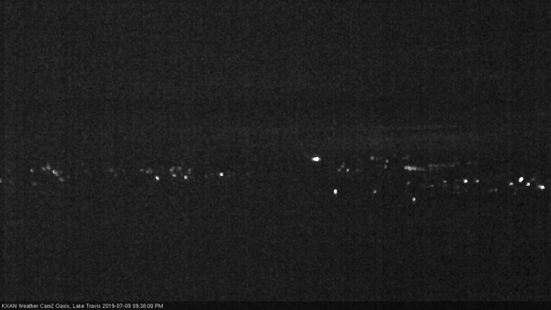 Lake Travis webcam, July 9, 2019 8:40 PM CT