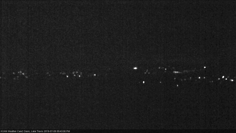 Lake Travis webcam, July 9, 2019 8:45 PM CT