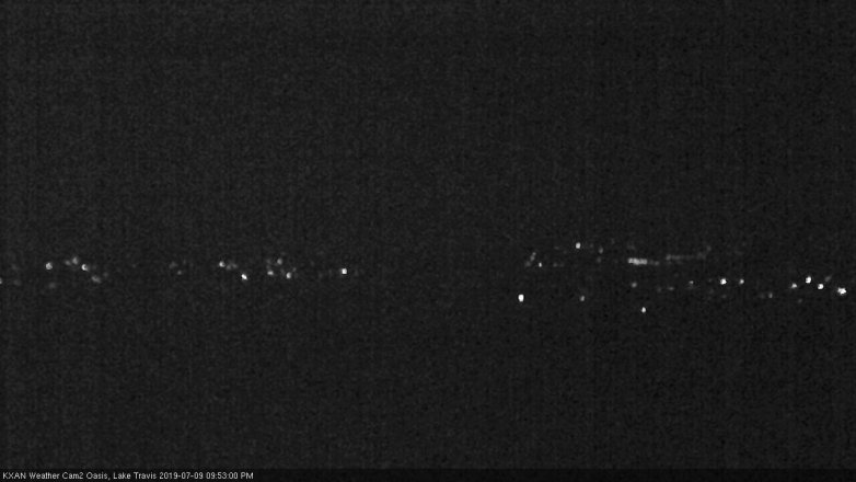 Lake Travis webcam, July 9, 2019 8:55 PM CT