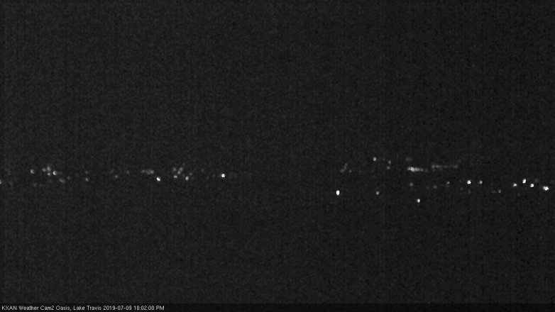 Lake Travis webcam, July 9, 2019 9:05 PM CT