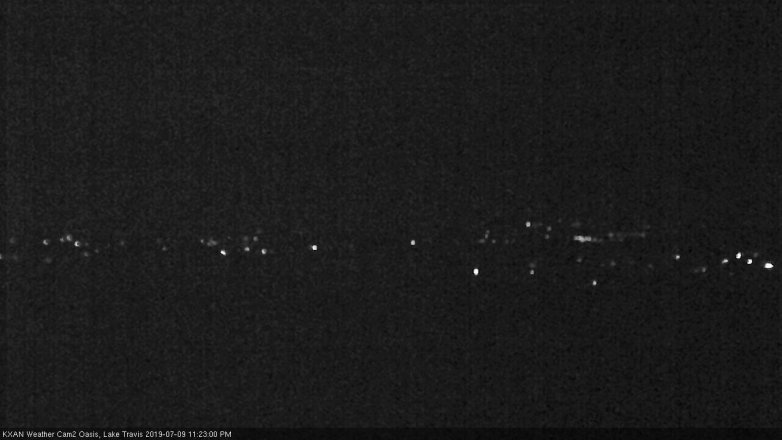 Lake Travis webcam, July 9, 2019 10:25 PM CT