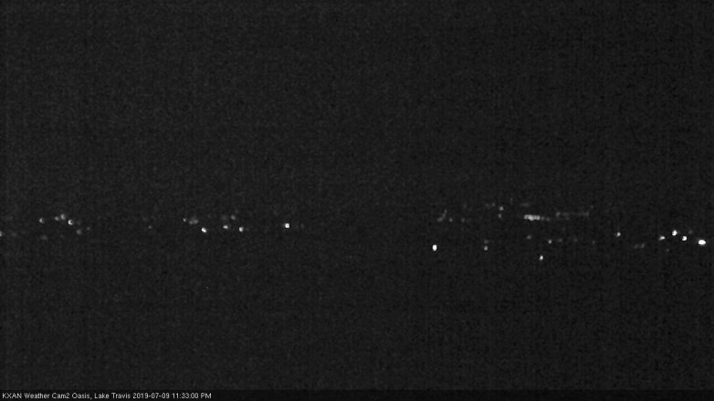 Lake Travis webcam, July 9, 2019 10:35 PM CT
