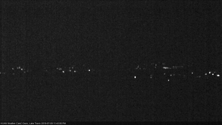 Lake Travis webcam, July 9, 2019 10:45 PM CT