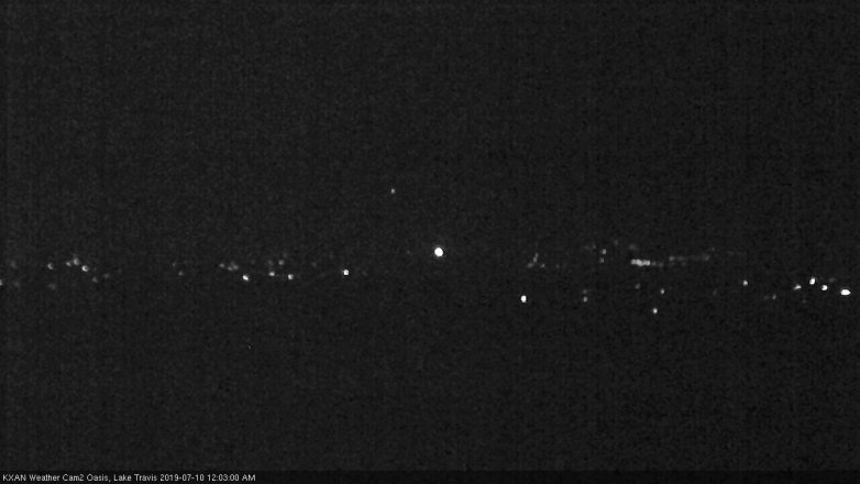 Lake Travis webcam, July 9, 2019 11:05 PM CT