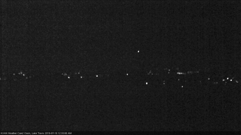 Lake Travis webcam, July 9, 2019 11:35 PM CT