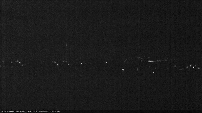 Lake Travis webcam, July 9, 2019 11:40 PM CT