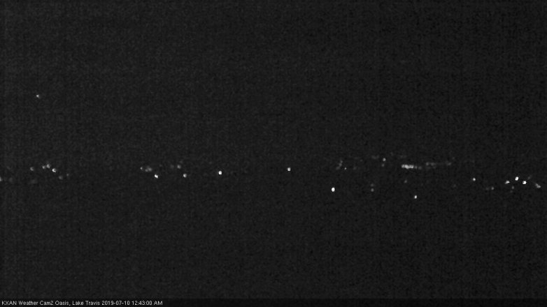 Lake Travis webcam, July 9, 2019 11:45 PM CT