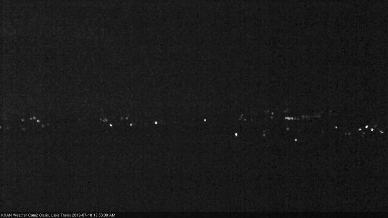 Lake Travis webcam, July 9, 2019 11:55 PM CT