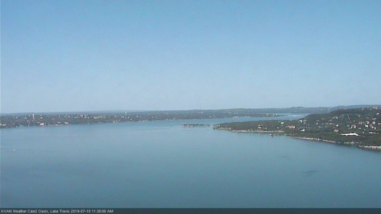 Lake Travis webcam, July 10, 2019 10:40 AM CT
