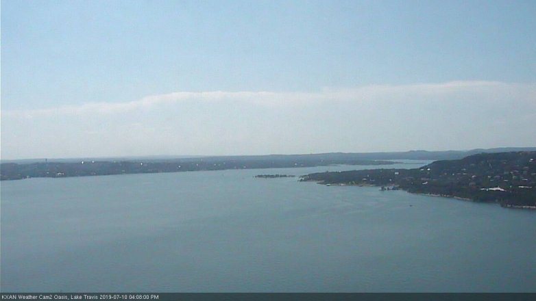 Lake Travis webcam, July 10, 2019 3:10 PM CT