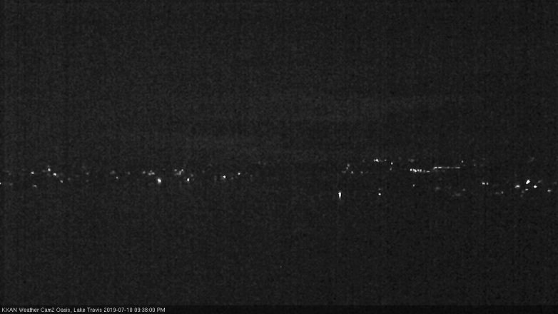 Lake Travis webcam, July 10, 2019 8:40 PM CT
