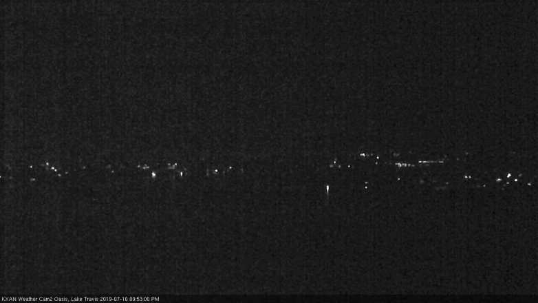 Lake Travis webcam, July 10, 2019 8:55 PM CT