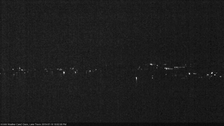 Lake Travis webcam, July 10, 2019 9:05 PM CT