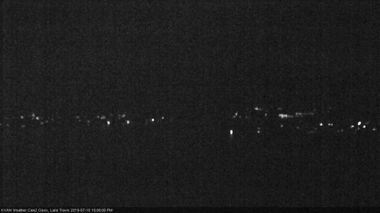 Lake Travis webcam, July 10, 2019 9:10 PM CT