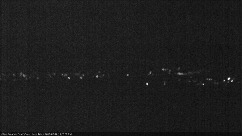 Lake Travis webcam, July 10, 2019 9:25 PM CT