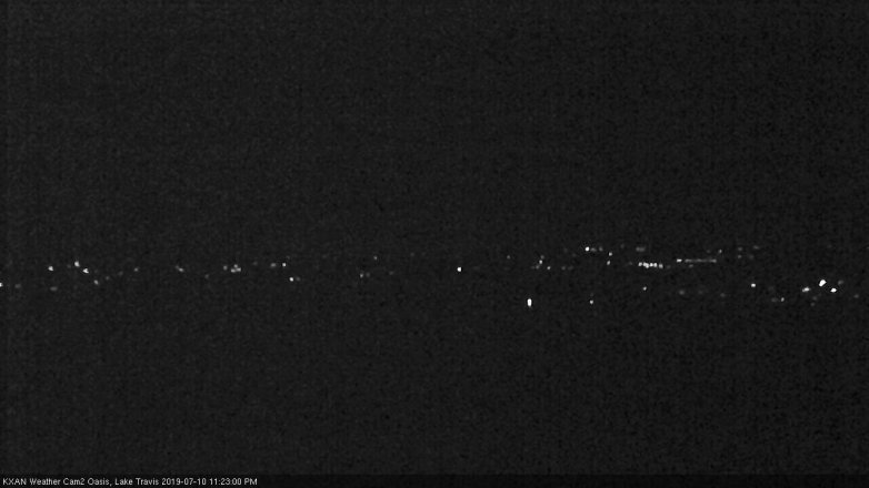 Lake Travis webcam, July 10, 2019 10:25 PM CT
