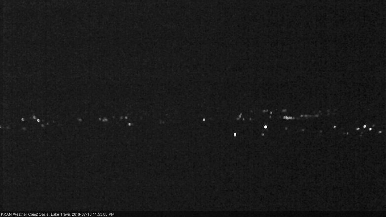 Lake Travis webcam, July 10, 2019 10:55 PM CT