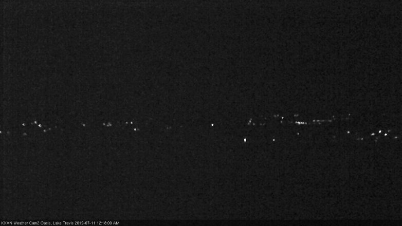 Lake Travis webcam, July 10, 2019 11:20 PM CT