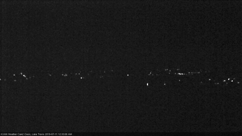 Lake Travis webcam, July 10, 2019 11:35 PM CT