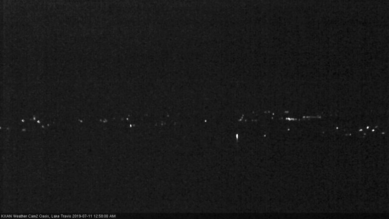 Lake Travis webcam, July 10, 2019 12:00 AM CT