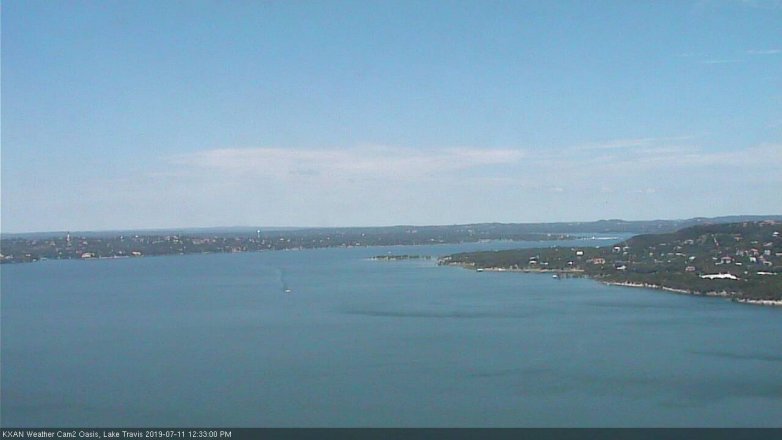 Lake Travis webcam, July 11, 2019 11:35 AM CT
