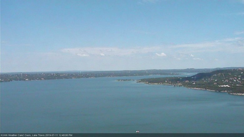 Lake Travis webcam, July 11, 2019 11:50 AM CT