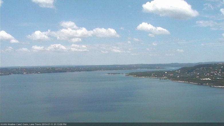 Lake Travis webcam, July 11, 2019 12:15 PM CT