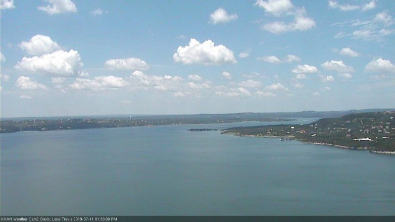 Lake Travis webcam, July 11, 2019 12:35 PM CT